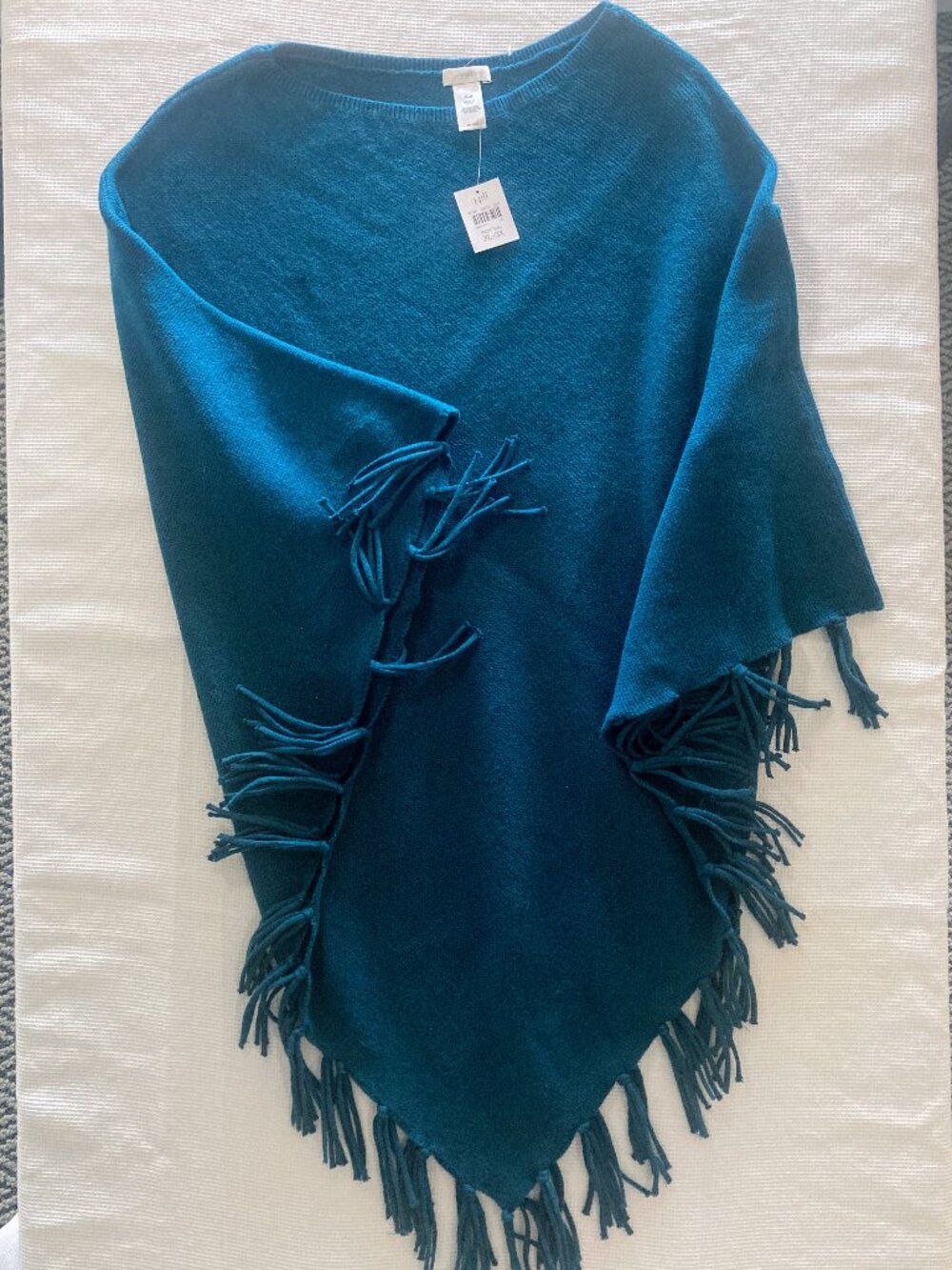 NWT super soft and cozy sweater J.Jill sizes XL-3XL, teal color
